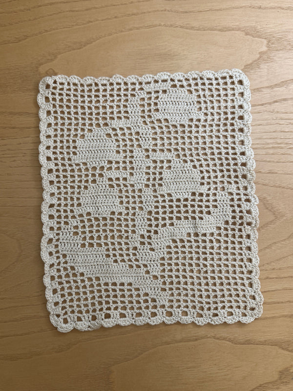 lily of the valley filet crochet