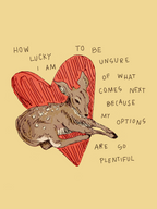 "How Lucky" Print