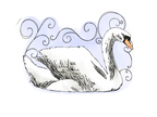 swan sticker