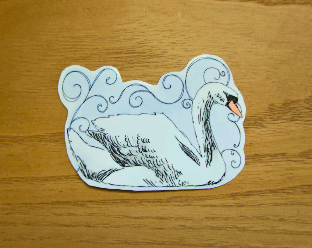 swan sticker