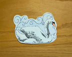 swan sticker
