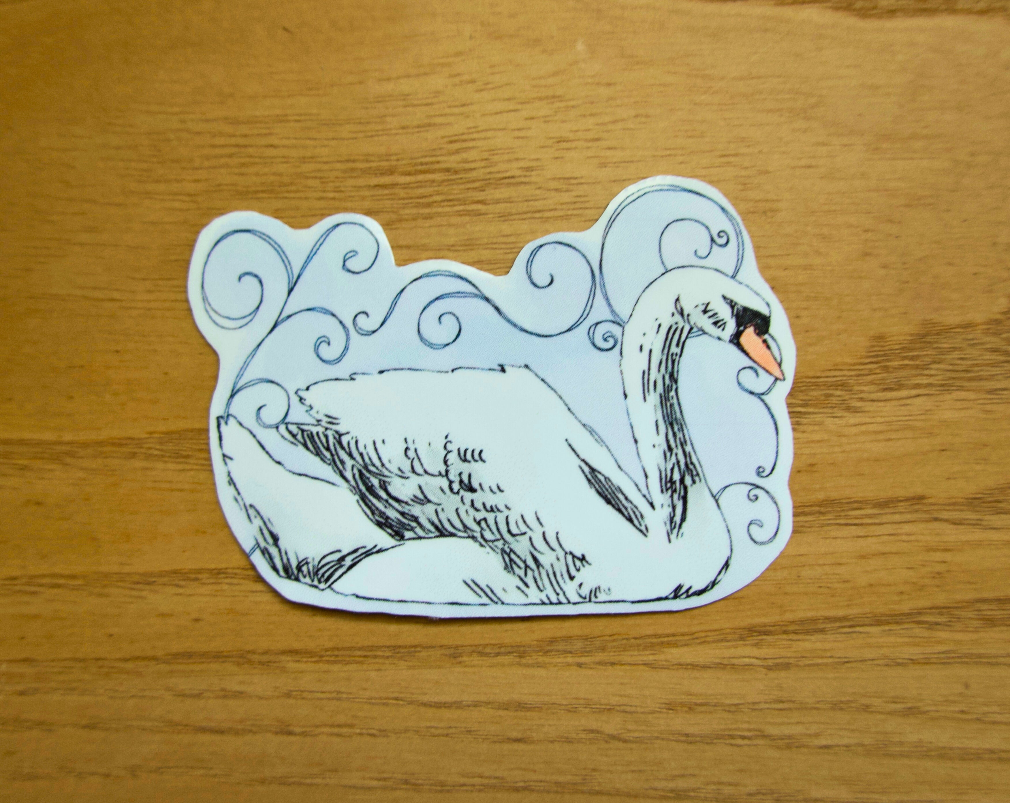 swan sticker